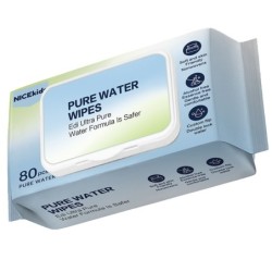 NICEKIDS Chusteczki nawilżane Pure Water Wipes 99,9% wody 12x80 szt