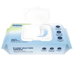 NICEKIDS Chusteczki nawilżane Pure Water Wipes 99,9% wody 12x80 szt