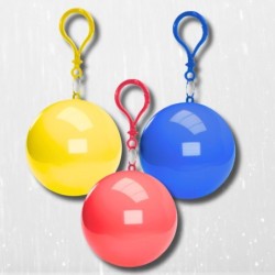 PŁASZCZ PELERYNA PRZECIWDESZCZOWA W KULCE Z KARABIŃCZYKIEM zestaw 3 szt