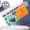FLAMASTRY PISAKI AKRYLOWE DO RÓŻNYCH POWIERZCHNI 48 szt Acrylic Marker