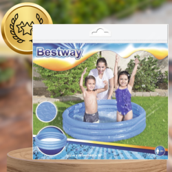 DMUCHANY BASEN BASENIK BRODZIK DLA DZIECI NIEBIESKI 122 CM X 25 CM BESTWAY