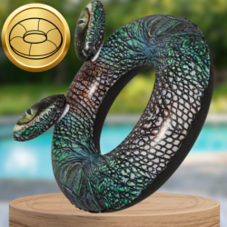 BESTWAY KOŁO DMUCHANE DO PŁYWANIA KÓŁKO PLAŻOWE KROKODYL DUŻE 91 CM