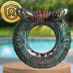 BESTWAY KOŁO DMUCHANE DO PŁYWANIA KÓŁKO PLAŻOWE KROKODYL DUŻE 91 CM