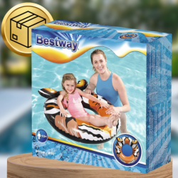 BESTWAY KOŁO DMUCHANE DO PŁYWANIA KÓŁKO PLAŻOWE TYGRYS DUŻE 91 CM