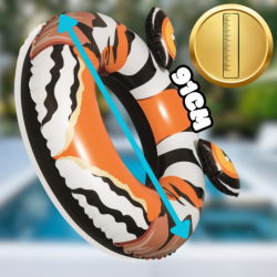 BESTWAY KOŁO DMUCHANE DO PŁYWANIA KÓŁKO PLAŻOWE TYGRYS DUŻE 91 CM