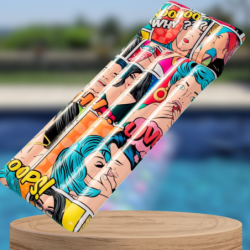 BESTWAY MATERAC DMUCHANY DO PŁYWANIA PLAŻOWY NA BASEN KOMIKS 183cm