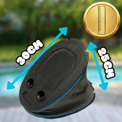 Pompka nożna do materaca pontonów wielofunkcyjna + KOŃCÓWKI 5L długość węża 130 cm