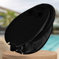 Pompka nożna do materaca pontonów wielofunkcyjna + KOŃCÓWKI 3L