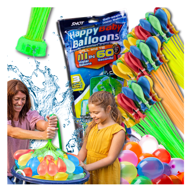 BALONY WODNE bomby na wodę Do Rzucania Baloniki XXL 111 szt dla dzieci