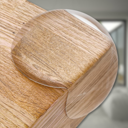 ZABEZPIECZENIE NAROŻNIKÓW NA ROGI STOŁÓW MEBLI NAROŻNIKI BEZBARWNE 12 SZT OKRĄGŁE NICEKIDS