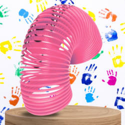 SPRĘŻYNA DLA DZIECI MAGICZNA SPRĘŻYNKA MAGIC SPRINGS EMOJI RÓŻOWA