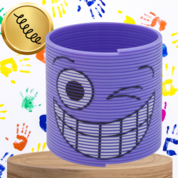 SPRĘŻYNA DLA DZIECI MAGICZNA SPRĘŻYNKA MAGIC SPRINGS EMOJI FIOLETOWA