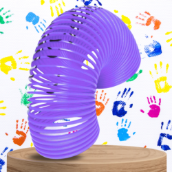 SPRĘŻYNA DLA DZIECI MAGICZNA SPRĘŻYNKA MAGIC SPRINGS EMOJI FIOLETOWA