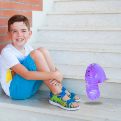 SPRĘŻYNA DLA DZIECI MAGICZNA SPRĘŻYNKA MAGIC SPRINGS EMOJI FIOLETOWA