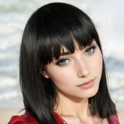 PERUKA WŁOSY KRÓTKIE CZARNE Z GRZYWKĄ KARNAWAŁ PARTY FOTOBUDKA PANIEŃSKI URODZINY