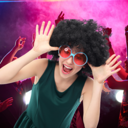 PERUKA WŁOSY CZARNE AFRO KARNAWAŁ PARTY FOTOBUDKA PANIEŃSKI URODZINY