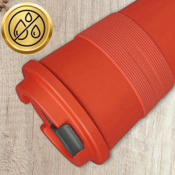 KUBEK PODRÓŻNY NA KAWĘ HERBATE DO SAMOCHODU NA WYNOS 480 ML CEGLANY