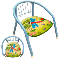 KRZESEŁKO DZIECIĘCE METALOWE KRZESŁO DLA DZIECKA