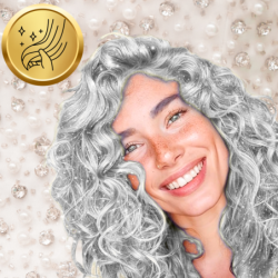 KOLORYZUJĄCY SPRAY DO WŁOSÓW LAKIER BIAŁY BROKAT 250 ml