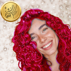 KOLORYZUJĄCY SPRAY DO WŁOSÓW LAKIER RÓŻOWY BROKAT 250 ml