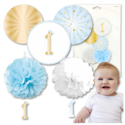 ZESTAW DEKORACJI NA  ROCZEK...