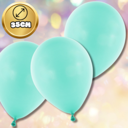 BALONY DMUCHANE LATEKSOWE SELEDYNOWE 50 SZT  NA URODZINY DEKORACJA