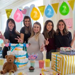 DUŻE BALONY BABY SHOWER PRZYJĘCIE 8 SZT 30 CM NARODZINY DZIECKA