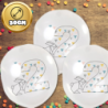 DUŻE BALONY TRANSPARENTNE BIAŁE 12 SZT 2 LATA ORIGAMI DRUGIE URODZINY
