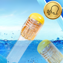 Maska do Nurkowania Pełnotwarzowa S/M Składana do Pływania Snorkelingu BIAŁO RÓŻOWA