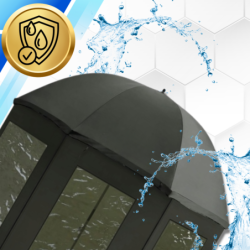 PARASOL WĘDKARSKI NAMIOT NA RYBY PEŁNY Z OSŁONĄ Z BOKAMI WODOODPORNY 240 cm