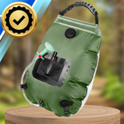 Prysznic turystyczny kempingowy solarny 20L  przenośny zbiornik na wodę, biwakowy