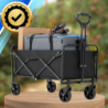 DUŻY SKŁADANY WÓZEK TURYSTYCZNY PLAŻOWY TRANSPORTOWY CAMPING PRZYCZEPKA