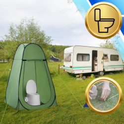 Namiot turystyczny składany Pop-Up prysznicowy toaleta przebieralnia samorozkładający 1,9 x 1,2 x 1,2 m