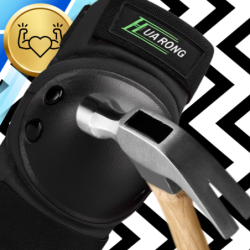 Zestaw ochraniaczy ochraniacze na rolki rower dla dzieci 6 el. rozmiar XXS CZARNE