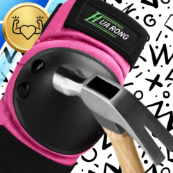 Zestaw ochraniaczy ochraniacze na rolki rower dla dzieci 6 el. rozmiar XS RÓŻOWE