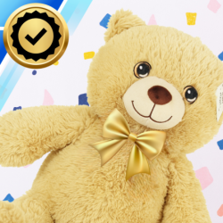 Duży Pluszowy Miś XXL 50 cm Kremowy Maskotka – Miękki Przytulanka dla Dzieci