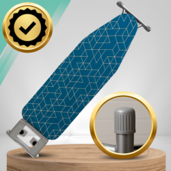 Deska do prasowania PREMIUM 130x34cm regulowana 70–87cm + półka na żelazko bawełniany pokrowiec