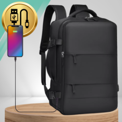 PLECAK DO SAMOLOTU PODRÓŻNY WIZZAIR 40x30x20 BAGAŻ PODRĘCZNY KABINOWY USB