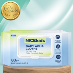 CHUSTECZKI NAWILŻANE DLA DZIECI I NIEMOWLĄT AŻ 99,89% WODY NICEKIDS 960 sztuk