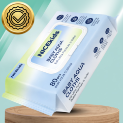 CHUSTECZKI NAWILŻANE DLA DZIECI I NIEMOWLĄT AŻ 99,89% WODY NICEKIDS 960 sztuk