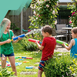 PISTOLET PIANKOWY NA WODE TUBA WODNA SIKAWKA DLA DZIECI ZABAWKA PLAŻA