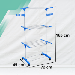 SUSZARKA NA PRANIE PIONOWA DUŻA SKŁADANA DO BIELIZNY UBRAŃ STOJĄCA WYSOKA