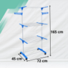 SUSZARKA NA PRANIE PIONOWA DUŻA SKŁADANA DO BIELIZNY UBRAŃ STOJĄCA WYSOKA
