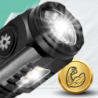 Mocna Latarka LED Taktyczna Akumulatorowa USB-C Survival Z MAGNESEM ŚWIATŁO BOCZNE