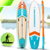 Deska SUP AquaPaddle 355x82x15 cm wiosło pompka zestaw plecak 200 kg