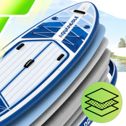 Deska SUP AquaPaddle 355x82x15 cm wiosło pompka zestaw plecak 200 kg