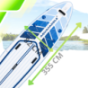 Deska SUP AquaPaddle 355x82x15 cm wiosło pompka zestaw plecak 200 kg