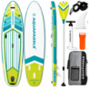 Deska SUP AquaPaddle 355x82x15 cm wiosło pompka zestaw plecak 200 kg