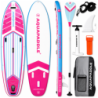 Deska SUP AquaPaddle 355x82x15 cm wiosło pompka zestaw plecak 200 kg