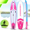 Deska SUP AquaPaddle 355x82x15 cm wiosło pompka zestaw plecak 200 kg